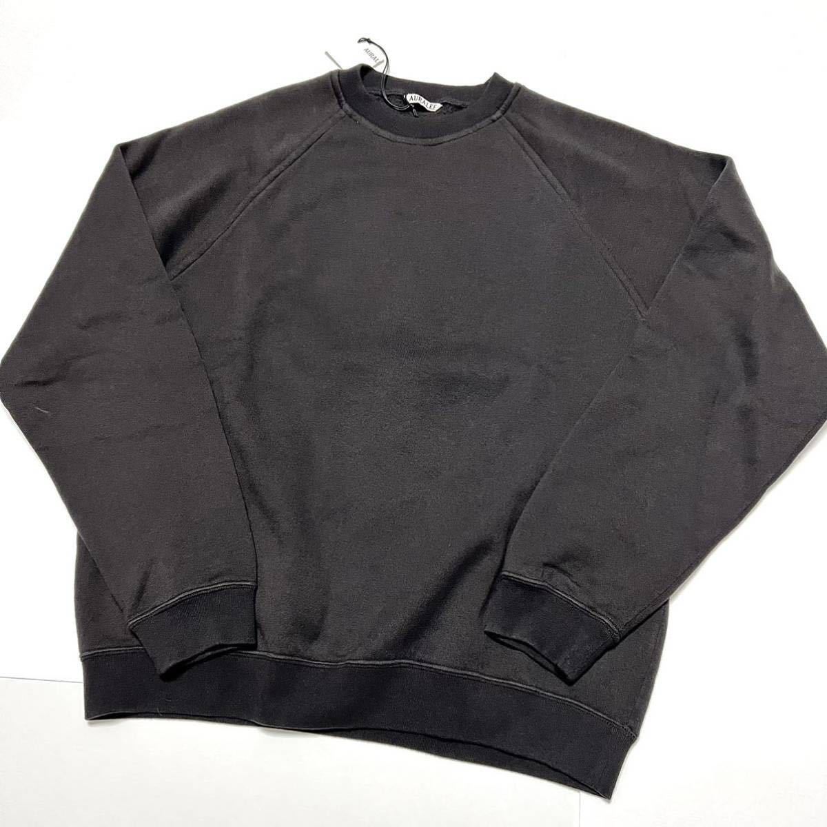 正規品質保証】 AURALEE オーラリー 新品 5 スウェット 茶 DARKBROWN