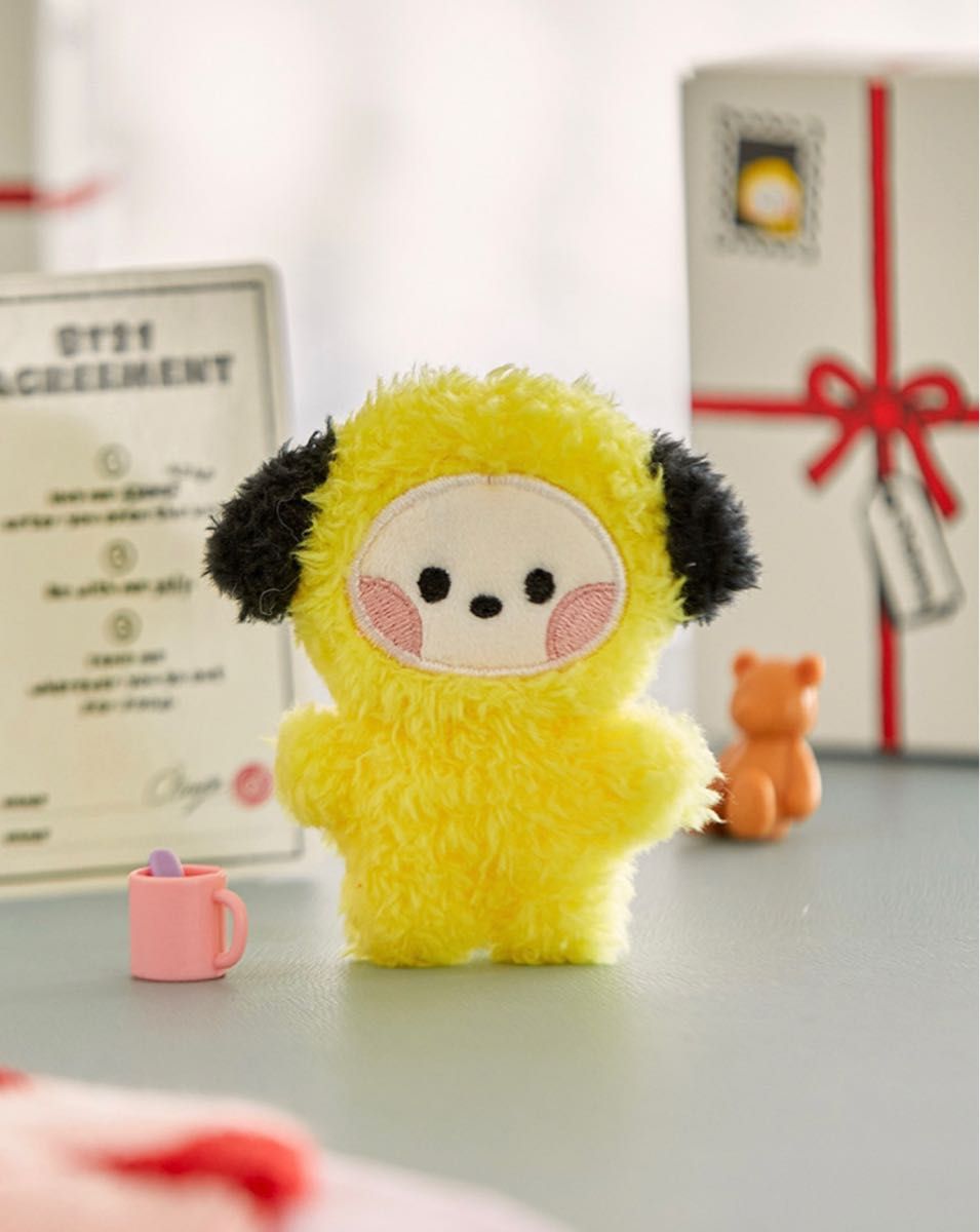 【限定完売品】LINE FRIENDS minini ミニぬいぐるみ　chimmy 公式　韓国発