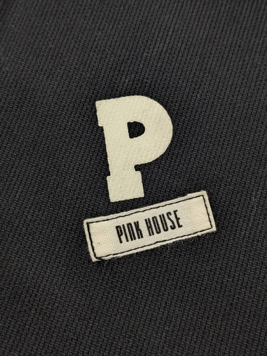 PINK HOUSE/ Pink House / вышивка × нашивка общий рисунок painter's pants / Duck земля style хлопок tsu il / кромка подкладка ворсистый Glenn проверка 