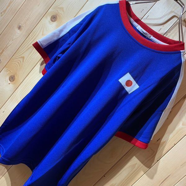 【KY373】 Cinama JAPANサッカーユニフォーム ブルー メンズ M ポス