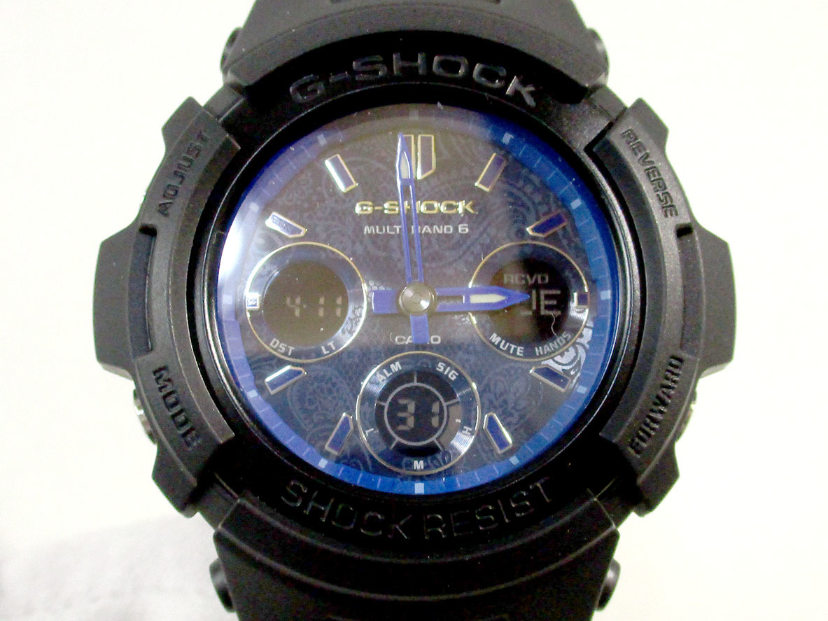 CASIO★G-Shock　AWG-M100SBP　電波タフソーラー　メンズ腕時計★S10053