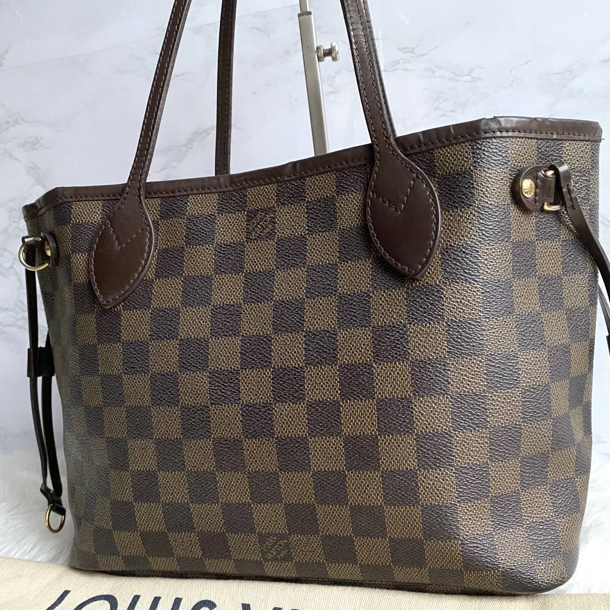 1円《美品 現行品》LOUIS VUITTON ルイヴィトン ダミエ ネヴァーフル