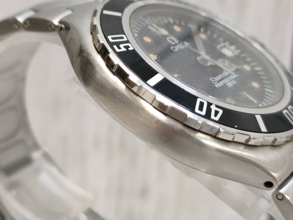 オメガ シーマスター OMEGA SEAMASTER PROFESSIONAL 200m 2850.50 クォーツ デイト 腕時計 【856 