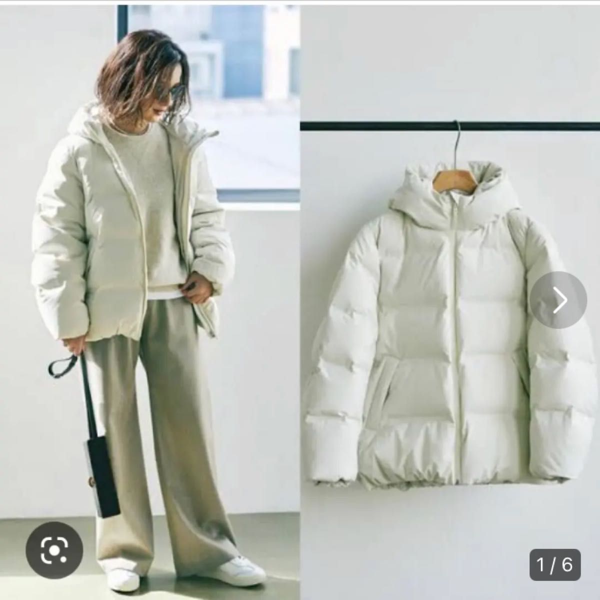 ユニクロ UNIQLO シームレスダウンパーカ オフホワイト L 完売品 ユニクロ UNIQLO シームレスダウンパーカ オフホワイト L 完売品