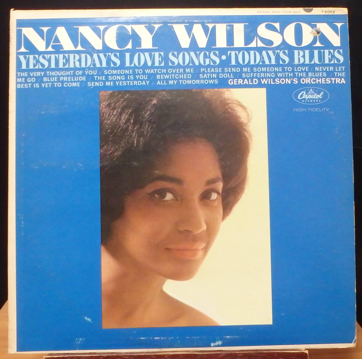 【JV022】NANCY WILSON「Yesterday's Love Songs Today's Blues」, 65 US mono Repress　★ジャズ・ボーカル/ビッグ・バンド_画像1