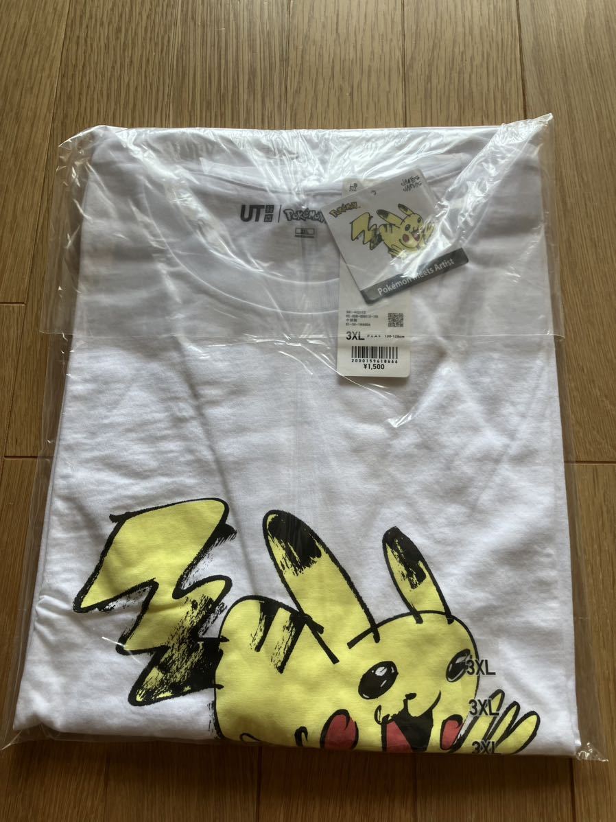 新品 3XLサイズ ポケットモンスター ポケモン ユニクロ UNIQLO UT コラボ Tシャツ ピカチュウ 半袖 タグ付き