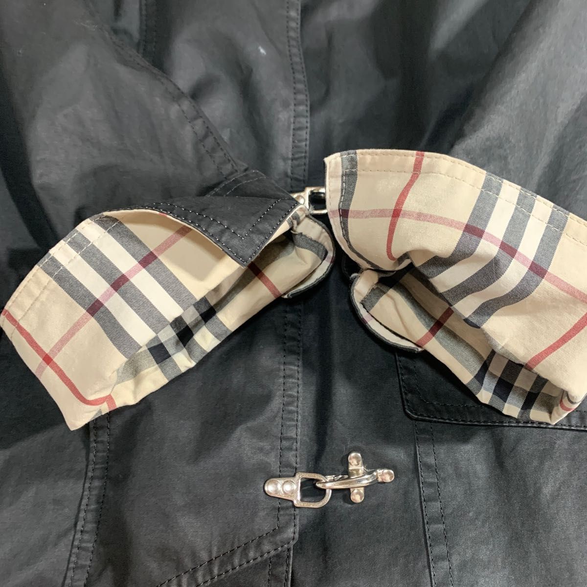BURBERRY LONDON スプリングコート ノバチェック 金具ボタン-