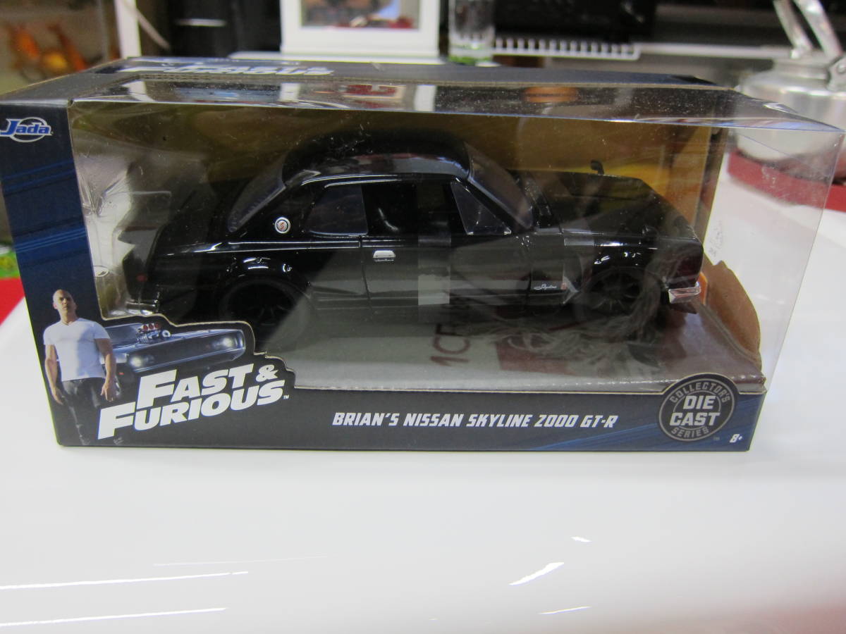 送料500円　1：24JADA ワイルドスピード 19878 Brians Nissan Skyline 2000 GT-R