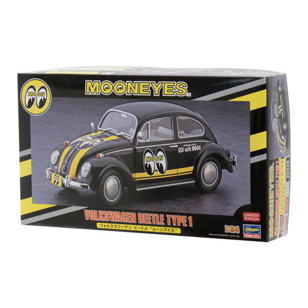 送料670円　1/24 MOONEYES Volkswagen Beetle モデルカー　ムーンアイズ