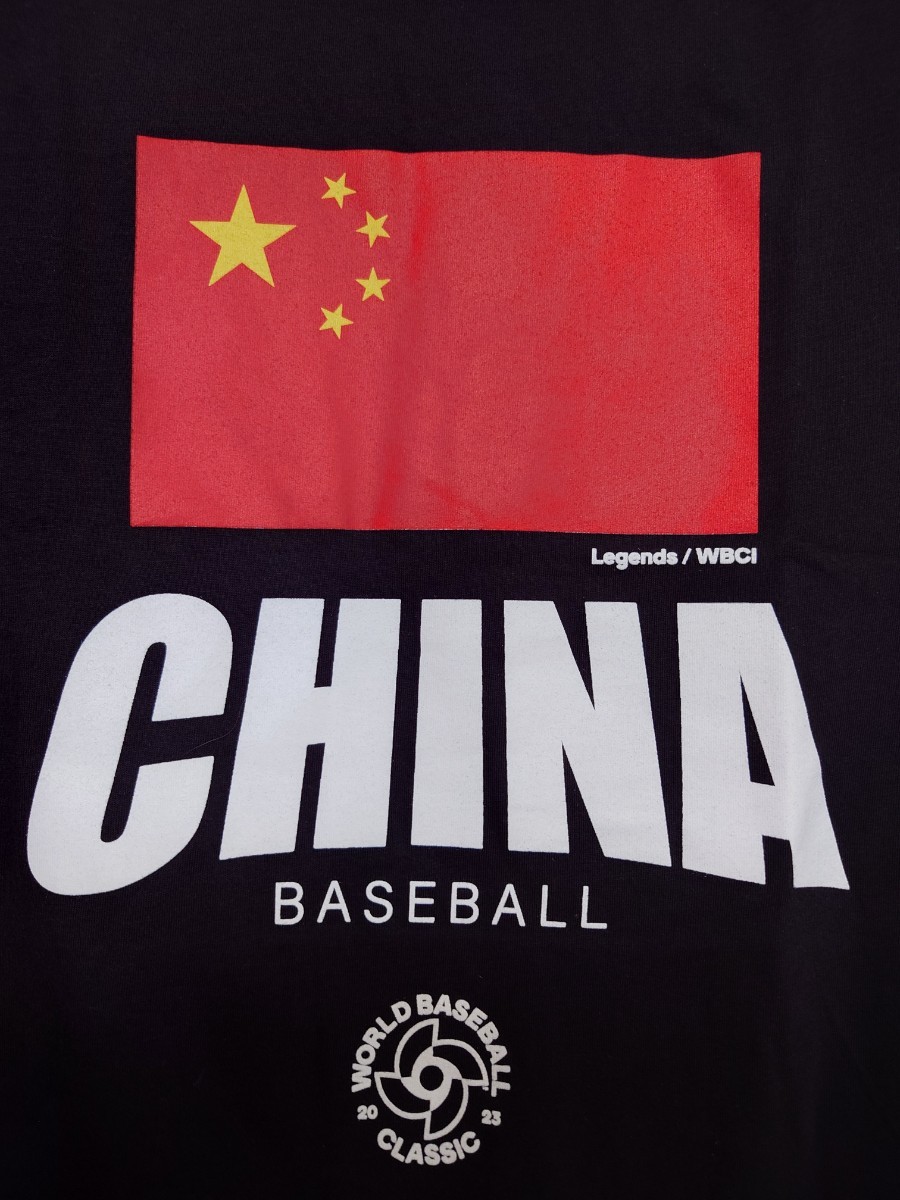 【激レア】WBC 2023 中国代表 Tシャツ Sサイズ ウェア ユニフォーム ブラック 半袖 侍ジャパン グッズ ワールド・ベースボール・クラシック_画像3