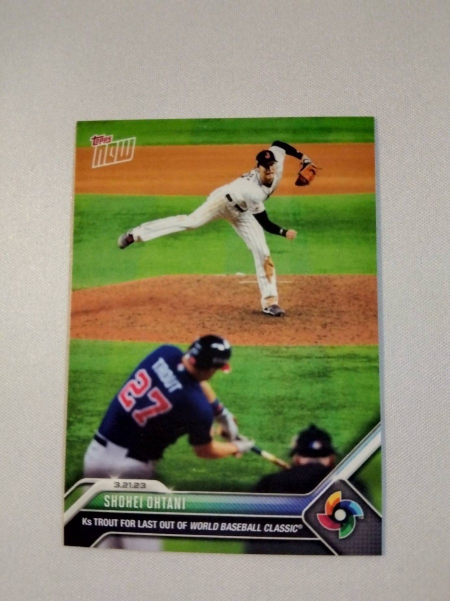 topps now card 大谷翔平 トラウト WBC-71 WBC 2023 トップスナウ