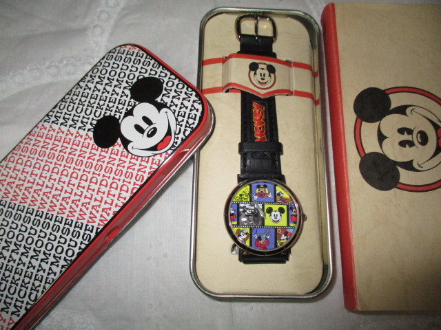 1990年代 ディズニーストア ミッキーマウスシネマ 腕時計 未使用-
