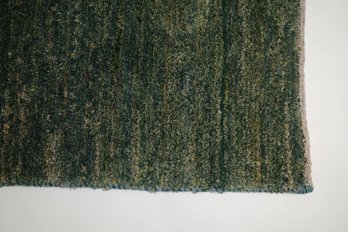 ギャッベ グリーン 45×62cm ギャベ 絨毯 ラグ マットの画像3