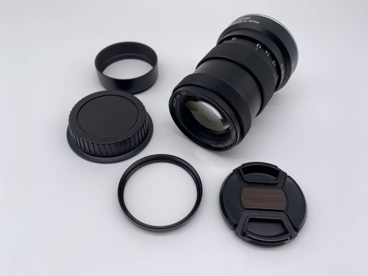 ☆良品【TRIOPLAN】Meyer-Optik-Gorlitz 100mm F2.8 復刻版 Canon