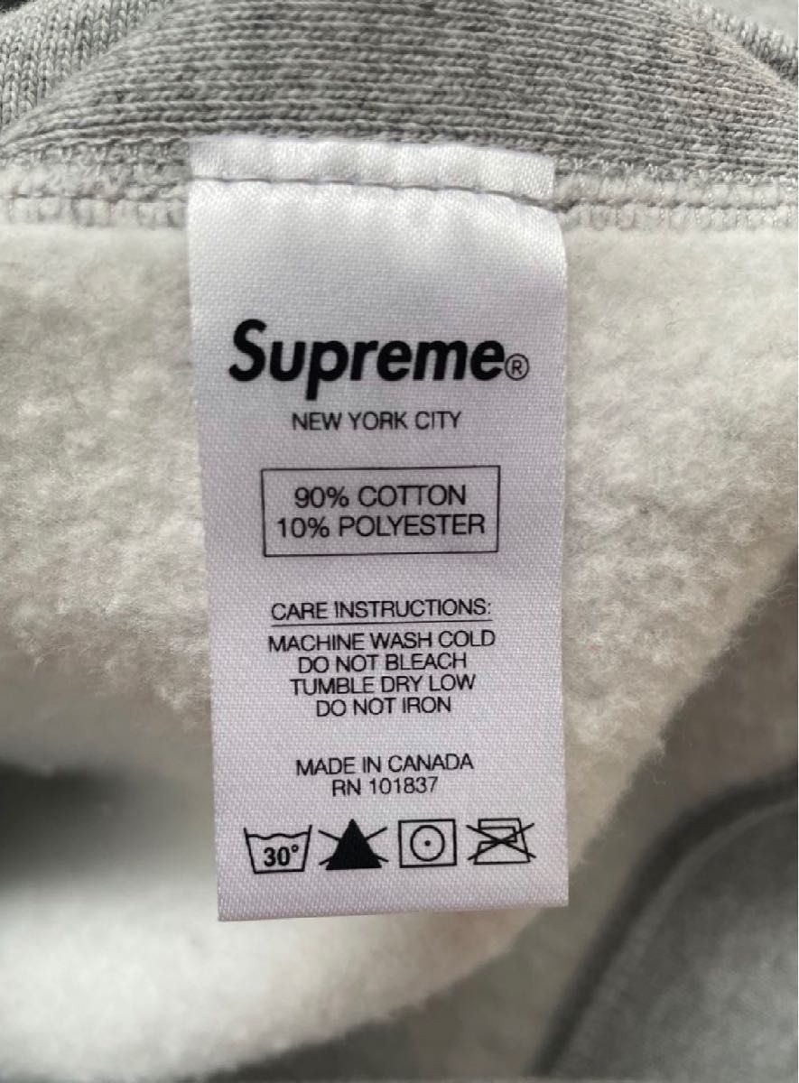 Supreme Box Logo ボックス　グレー　XL