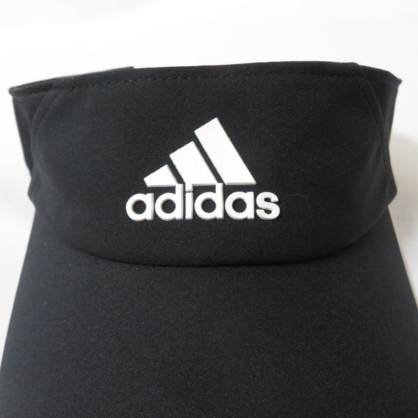 古着 OSFZ(54-57cm) adidas/アディダス ゴルフ サンバイザー 帽子 キャップ ブラック HD7304_画像6
