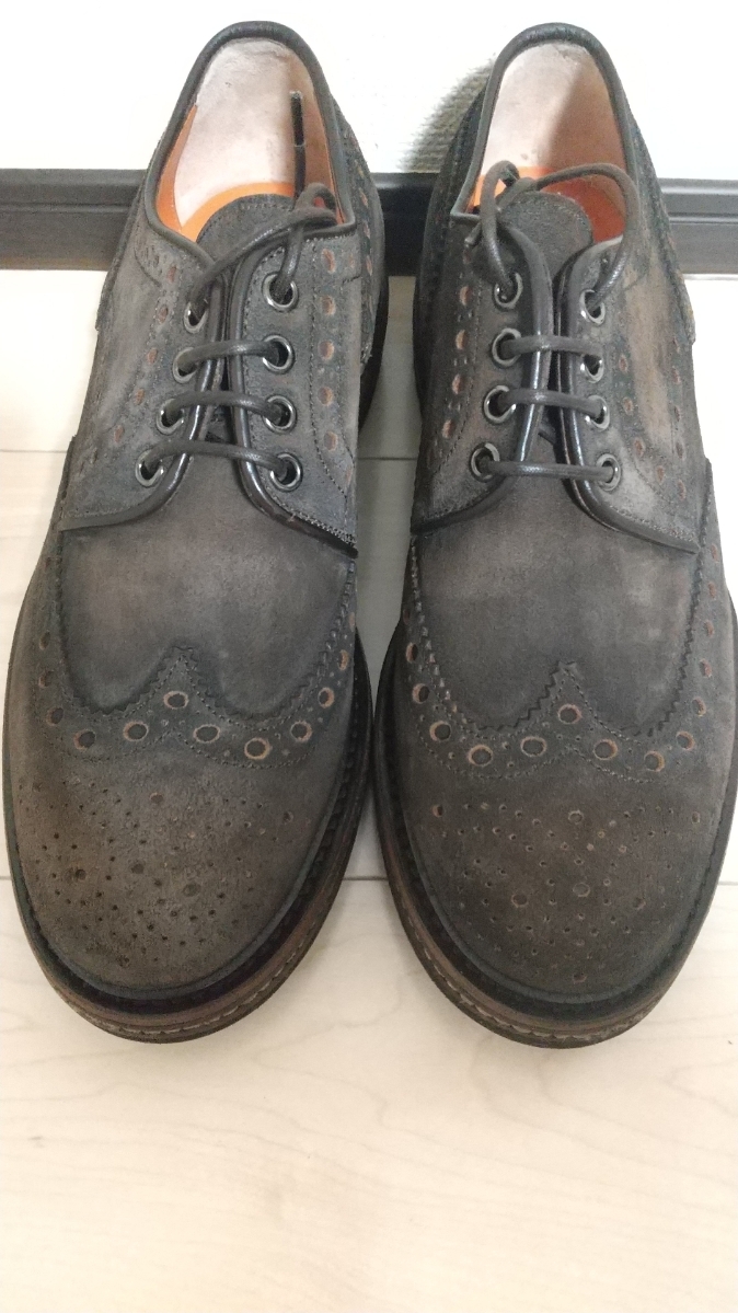 Aランク Santoni サントーニ Yチップ シューズ MADE IN ITALY - 通販