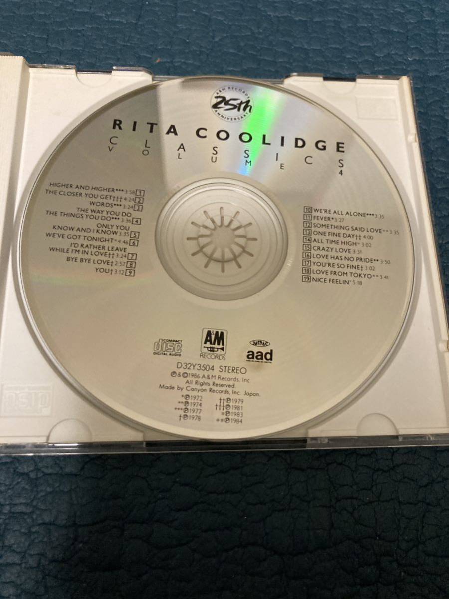 【CD】リタ・クーリッジ / ベスト・アルバム Rita Coolidge / Classics_画像3