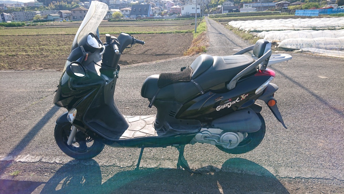 オートバイ車体 キムコ グランディングX 125 実働 22308km アドレス