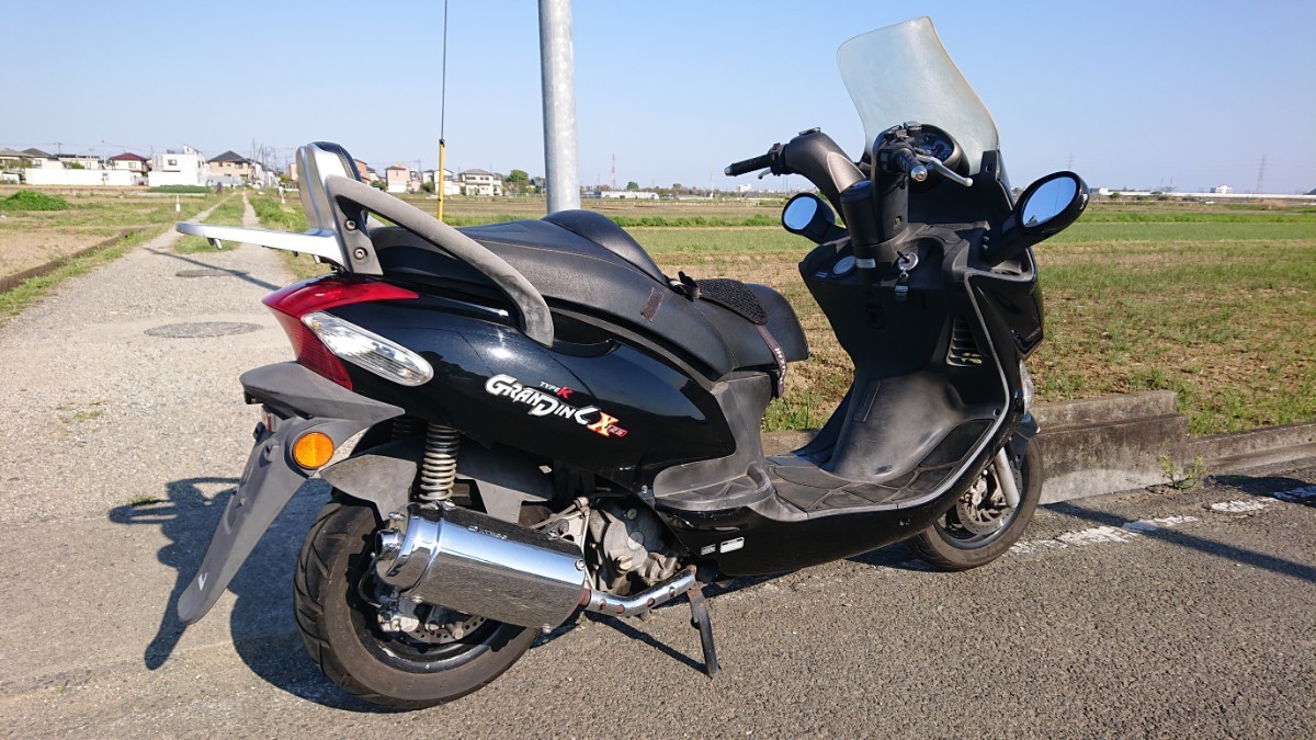 オートバイ車体 キムコ グランディングX 125 実働 22308km アドレス