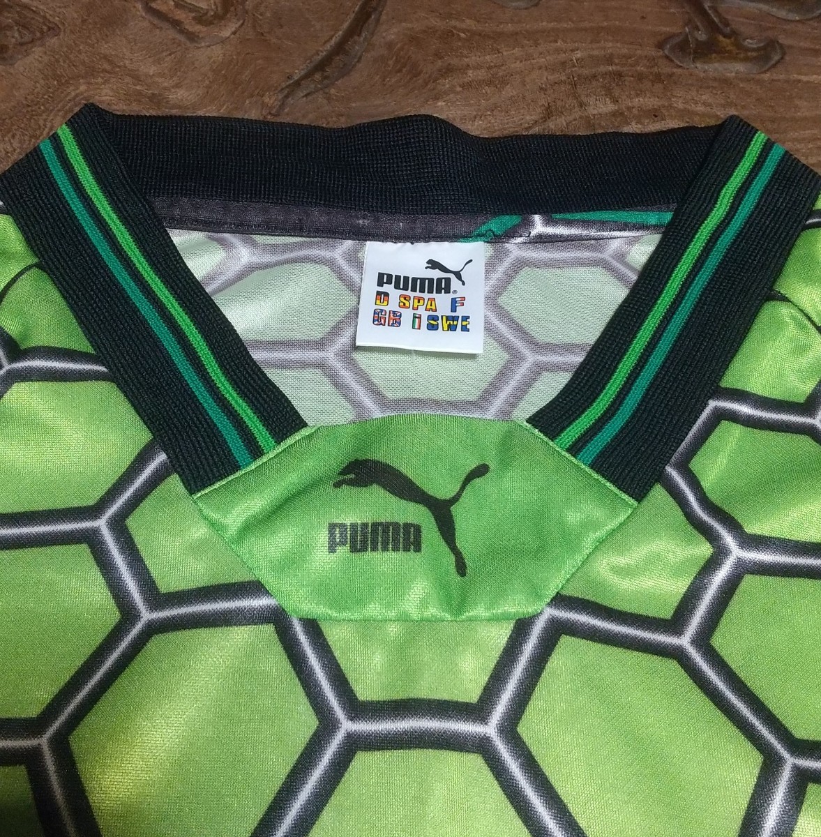 値下交渉 1996-1997 パルマAC 型 PUMA ゴールキーパーシャツ 検/96 97 PARMA ITALY GK GOAL KEEPER JERSEY BUFFON イタリア ブッフォン Y2K