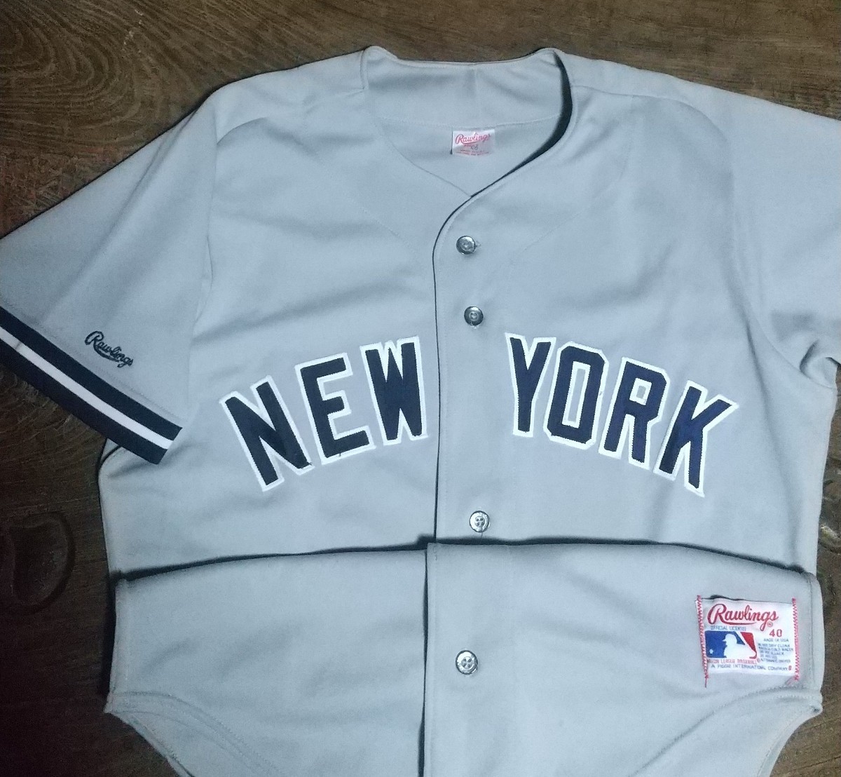 大人の上質 Rawlings Jersey Road Vintage Yankees York New [値下げ