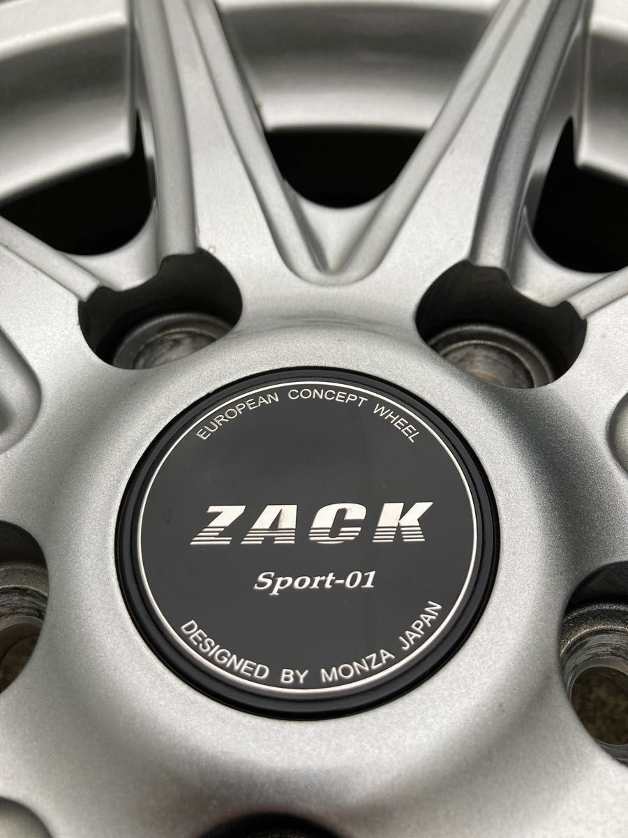 〓美品〓15×6J 5H PCD114 3 +53 4本セット MONZA JAPAN zack sport-01