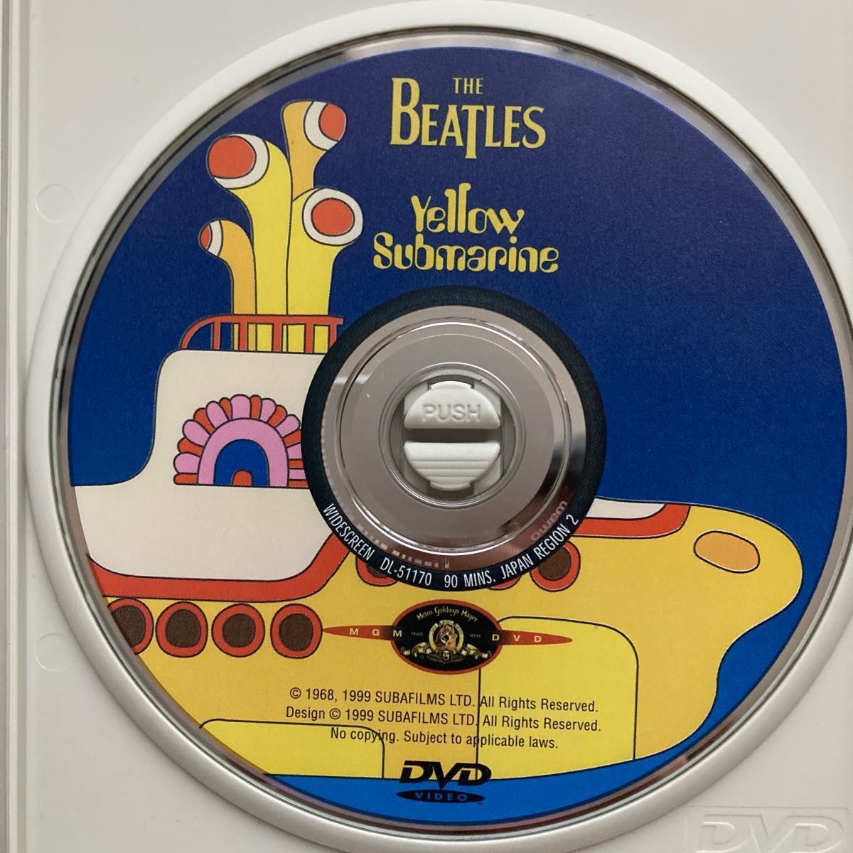 THE BEATLES ビートルズ／アニメーション「イエローサブマリン」 DVD