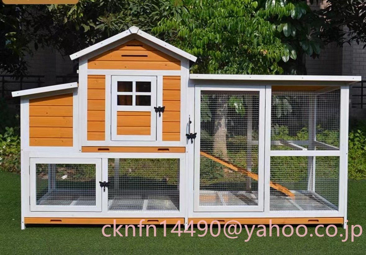  limited sale! rabbit pet holiday house house wooden chicken small shop breeding a Hill bird cage cat house outdoors .. garden for ventilation cleaning easy to do 
