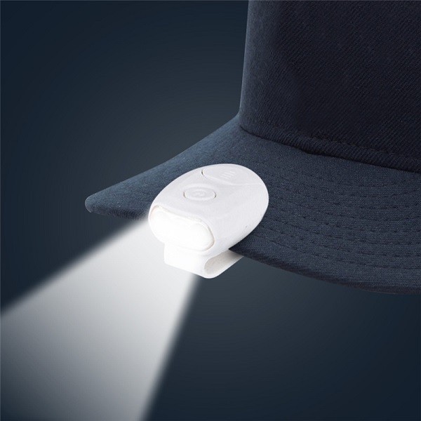 [ новый товар ] шляпа 3LED передняя фара пристегивающийся колпак свет ( белый ) белый White