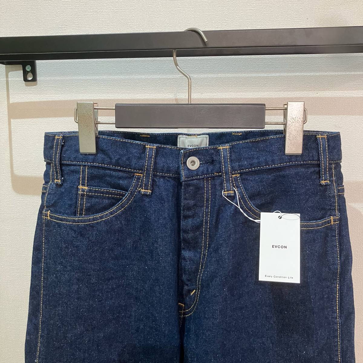 新品 EVCON エビコン デニムパンツ 5POCKET DENIM 1LDK .._画像2