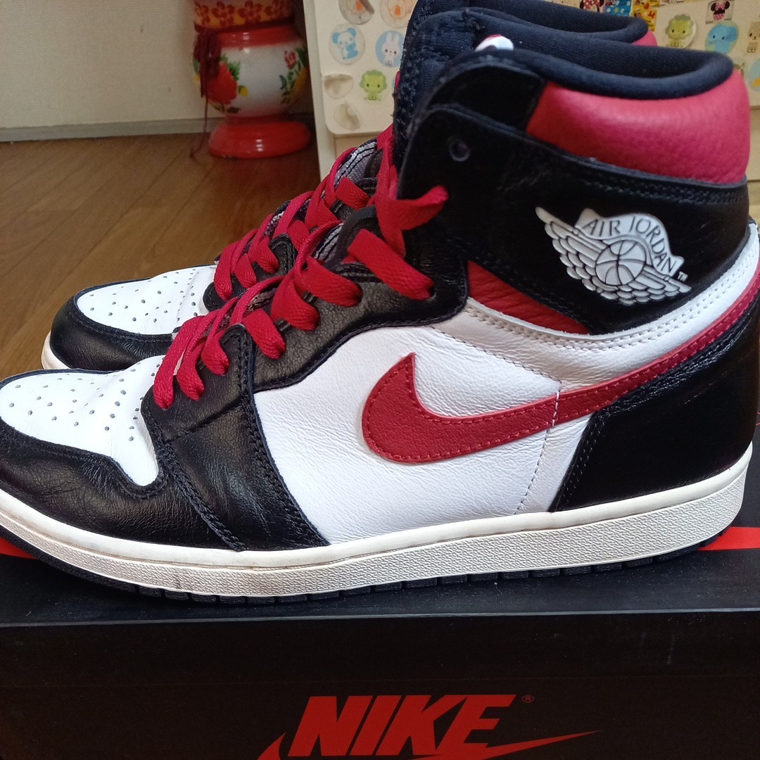28.5cm NIKE AIR JORDAN 1 RETRO HIGH OG ナイキエアジョーダン1 赤黒