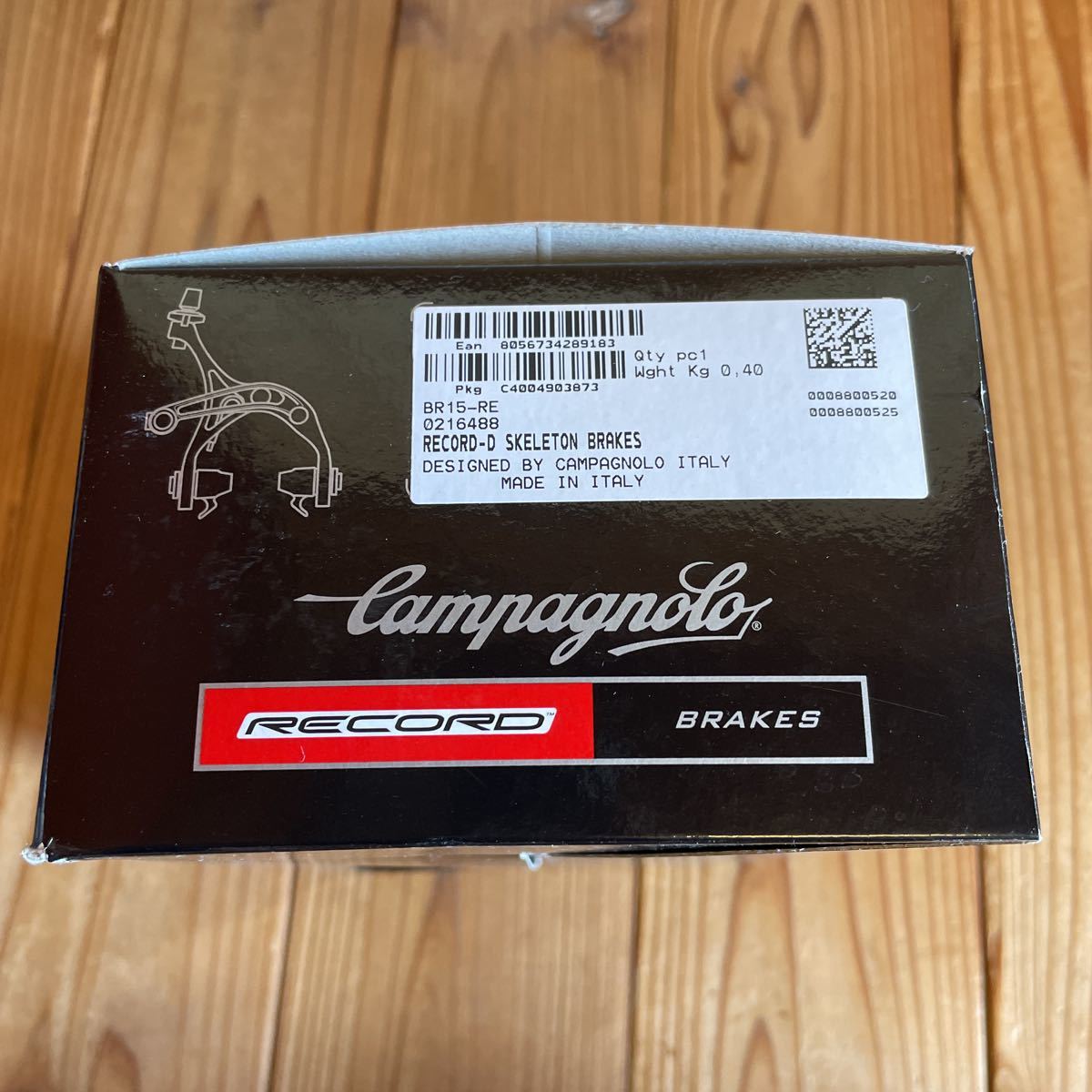 おしゃれ】 新品未開封 Campagnolo Dスケルトンブレーキ レコード