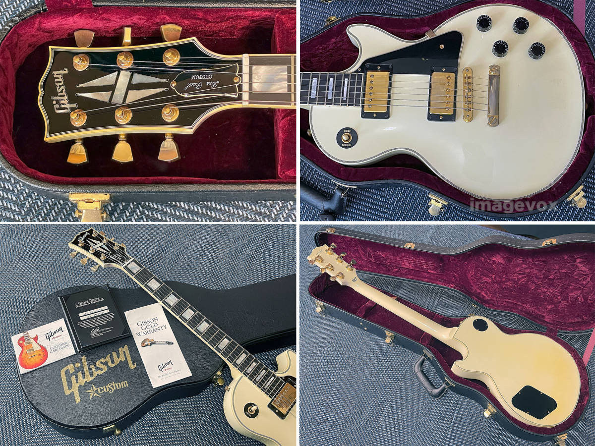 ☆Gibson Les Paul Custom Alpine White ギブソン・レスポール・カスタム（白）【美品】 