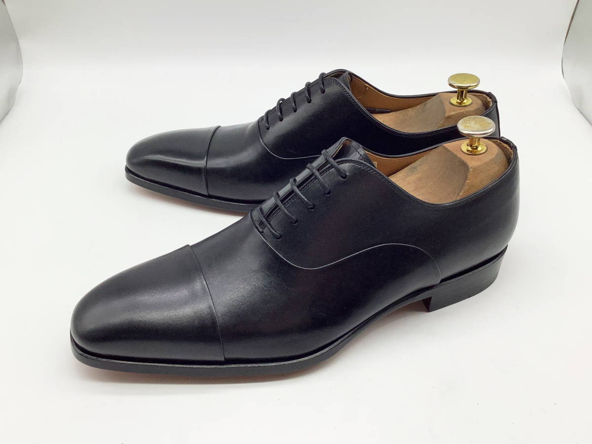 直売新品 極美品 MAGNANI マグナーニ 41 25.5 ABRAHAN ブラウン www