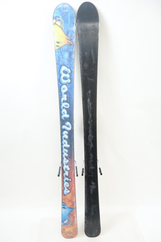 中古 子ども用 2010年頃 WORLD INDUSTRIES KIDS 120cm ATOMIC OX ビンディング付き スキー ワールド インダストリーズ アトミック_画像8