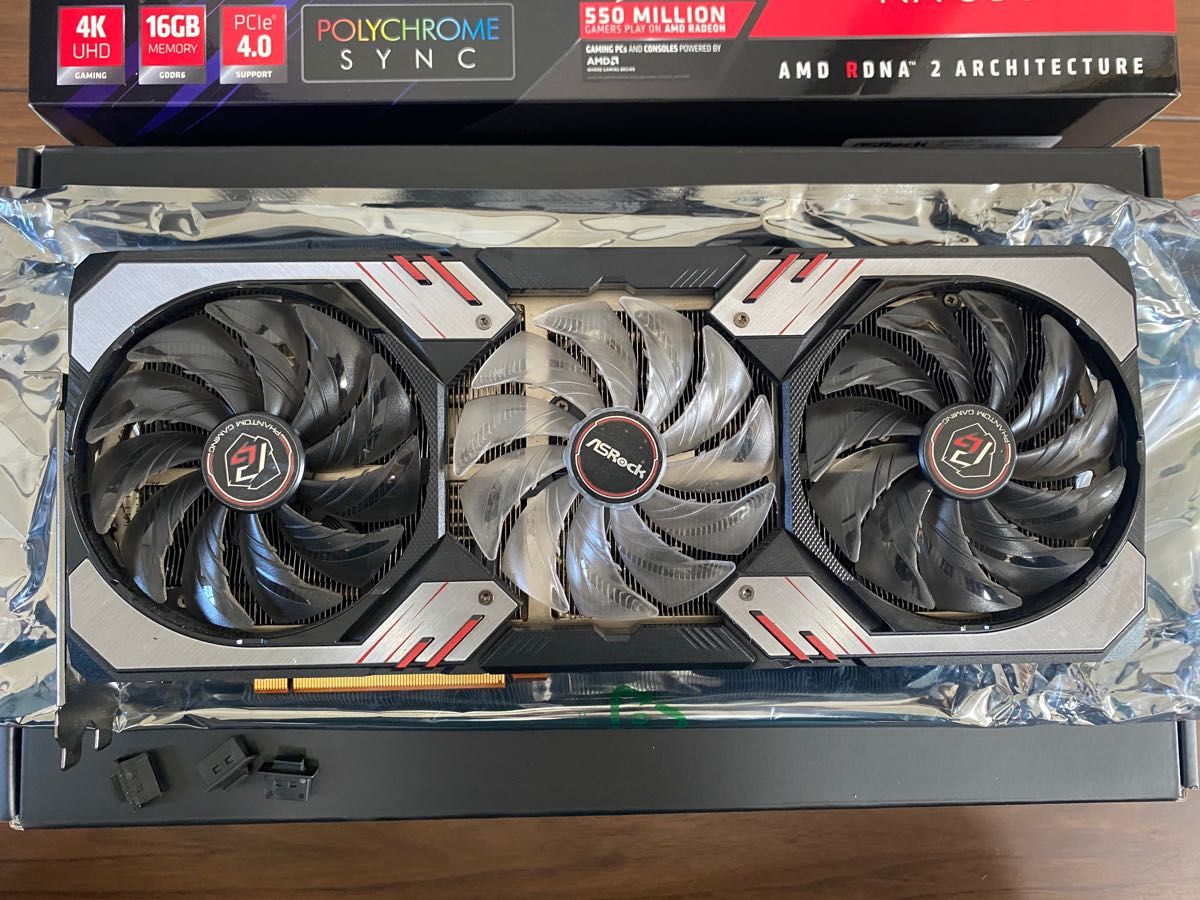 動作確認済 送料無料 RX6800XT ASRock PHANTOM AMD RADEON RX 6800 XT
