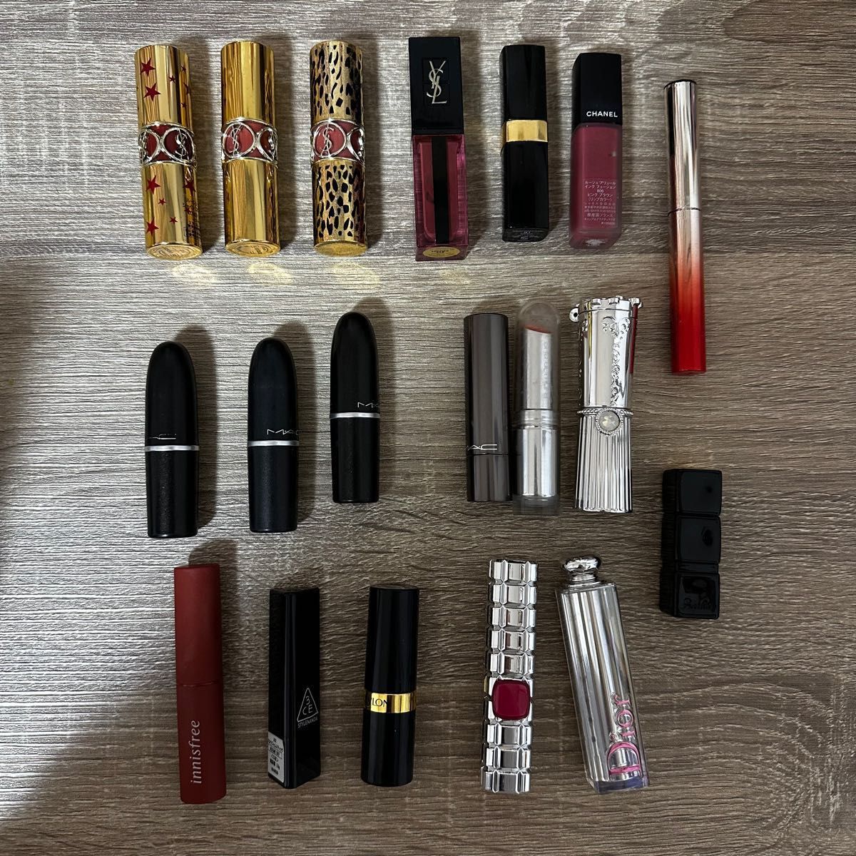 デパコスまとめ売り Dior MAC YSL CHANEL THREE ゲラン CLIO JILL RMK