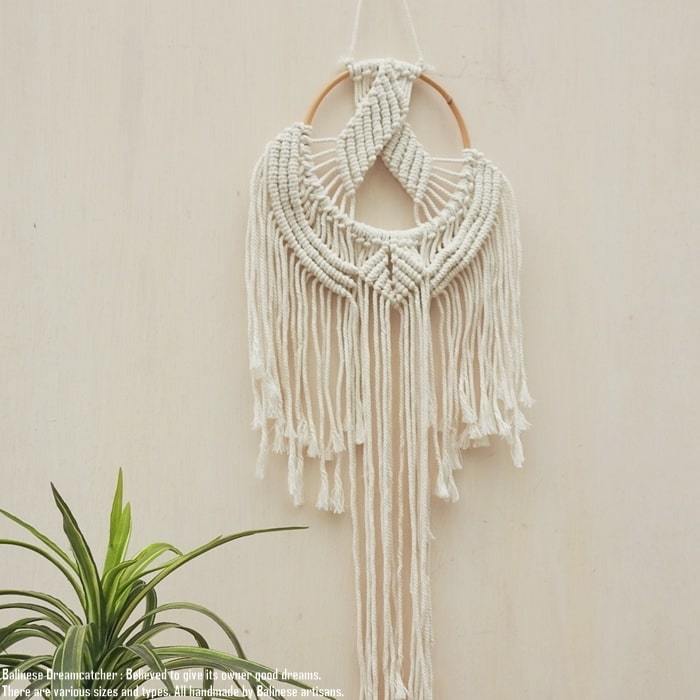  Dream catcher mak lame TypeC Size S width 27cm length 84~87cm wall interior bo- horn bohemi Anne 