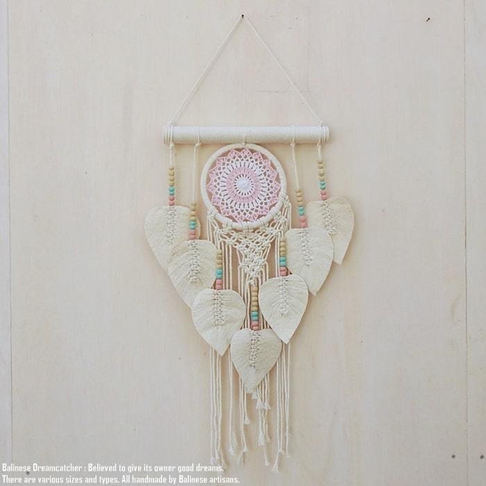  Dream catcher mak lame TypeE Size M width 39~40cm length 89~91cm wall interior bo- horn bohemi Anne 