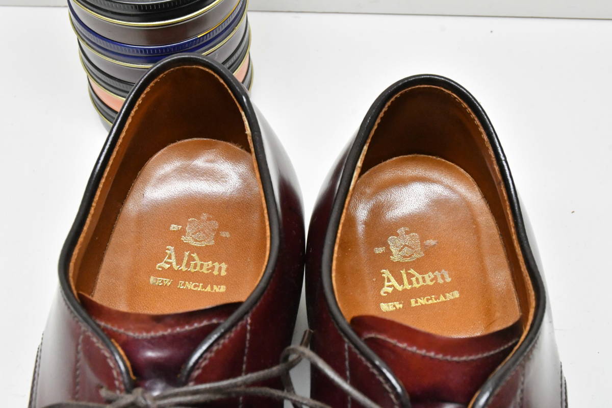 美品】ALDEN オールデン 53501 cordovan 7 B/D 25cm|Yahoo 美品】ALDEN オールデン 53501 cordovan 7 B/D 25cm|Yahoo