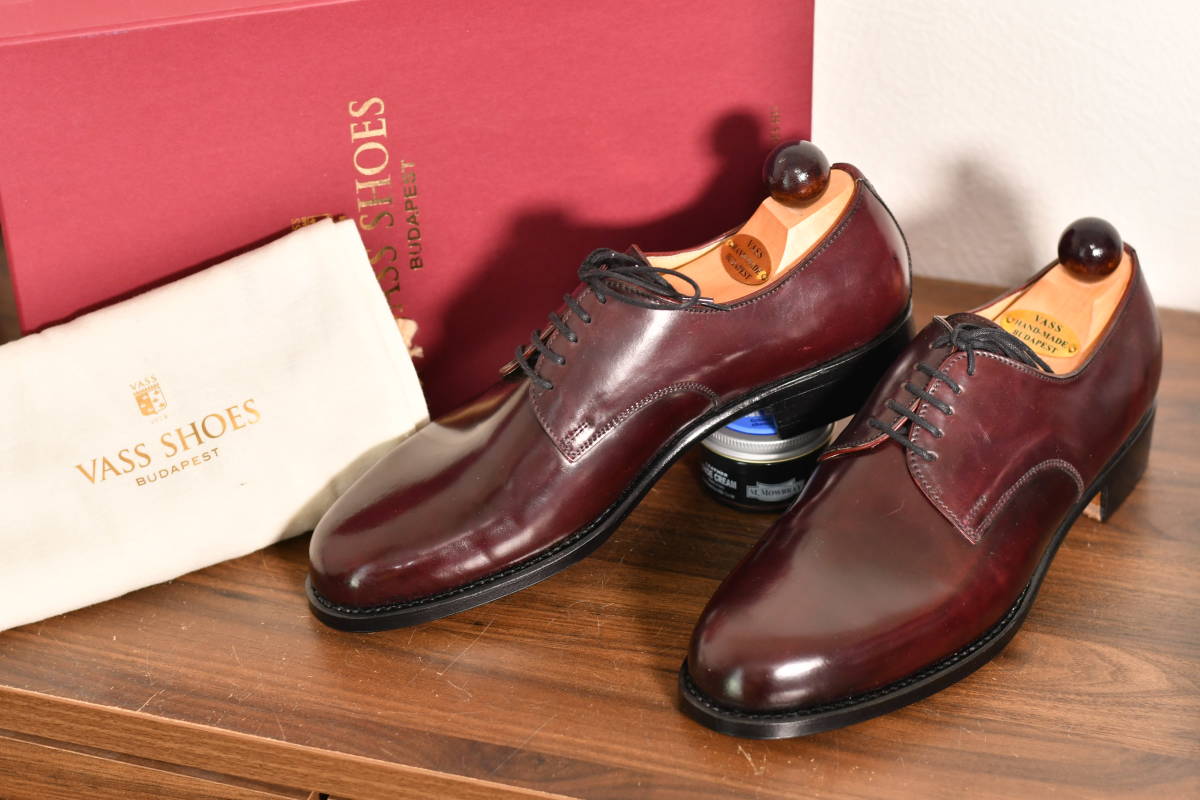 【新品】VASS ヴァーシュ cordovan EUR39.5 25cm