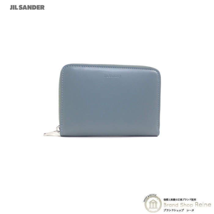 ジルサンダー （JIL SANDER） ロゴ ジップアラウンド ウォレット 財布 J25UI0003 VERDIGRIS（新品）_画像1