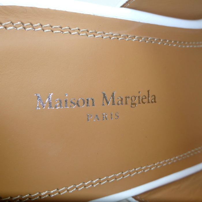 メゾンマルジェラ （Maison Margiela） Tabi タビ 足袋 サンダル レザー S58WP0234 ホワイト #37（新品）_画像5