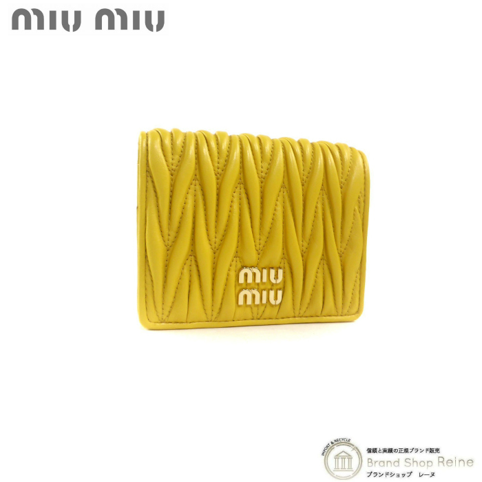 2022秋冬新作】 （MIUMIU） ミュウミュウ マテラッセ SOLE（未使用品