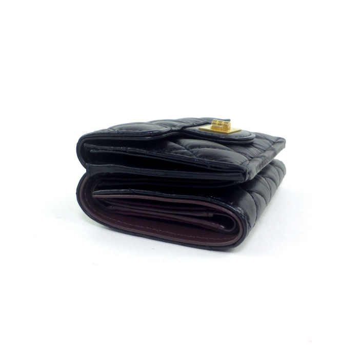 シャネル (CHANEL) カーフスキン 2.55 スモール フラップ ウォレット