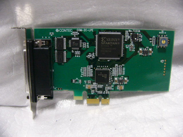 ★動作保証★ CONTEC COM-2C-LPE PCI Express対応RS-232Cシリアル通信ボード_画像1