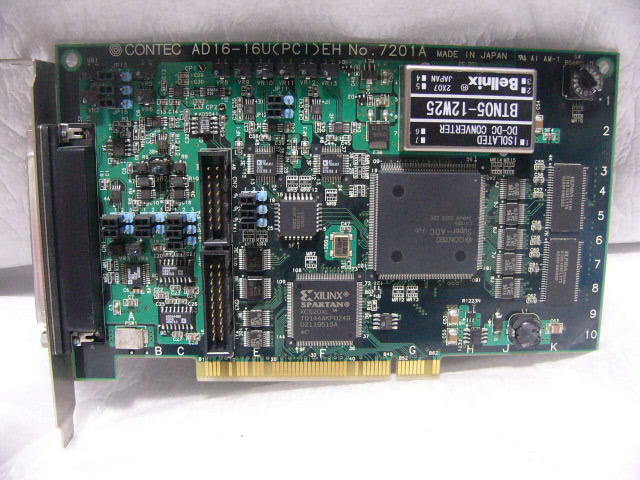 動作保証 CONTEC AD16-16U(PCI)EH 高速高精度AD変換PCIボード 16Bit/16CH