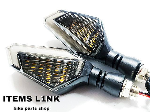 送料安！LK5-21BL LED ウインカー ポジション付 ZX-6R ZX-/9/10/12/R ZX-14R ZZ-R/250/400/600 ZZ-R/1100/1200/1400 GPZ/400/750/900/R汎用_画像9