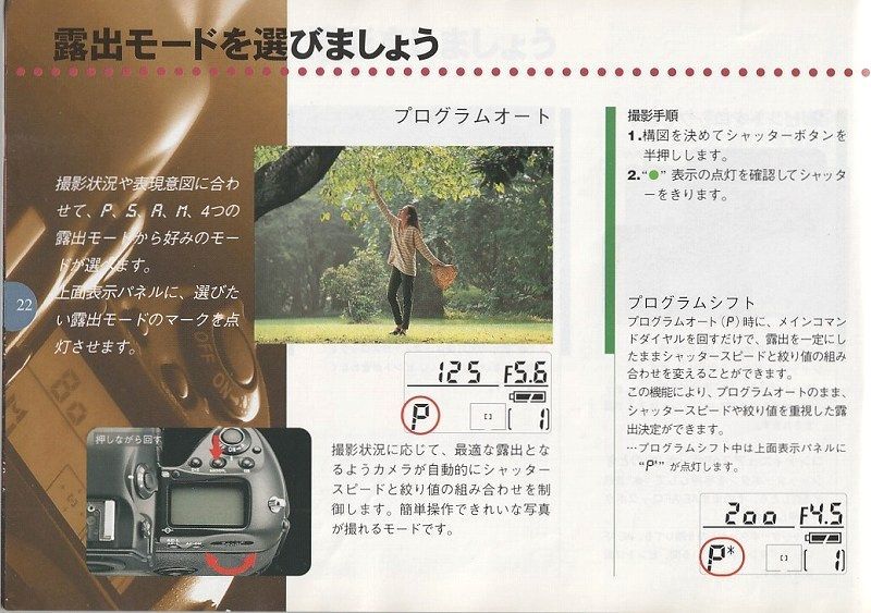 Nikon ニコン F5 の 取扱説明書/オリジナル版/カラー(中古美品)_画像4